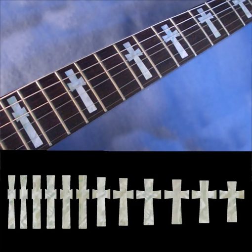 Marqueurs de Fretboard à motif croix Iommi