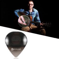 Médiator pour guitare avec lumière LED à haute sensibilité - 3 couleurs au choix