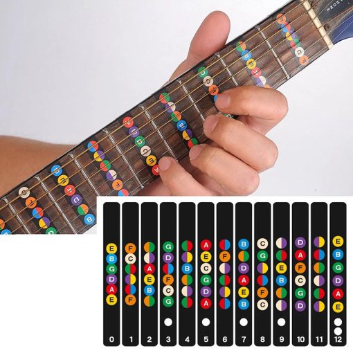 Sparadrap pour guitare acoustique et électrique couleur noir