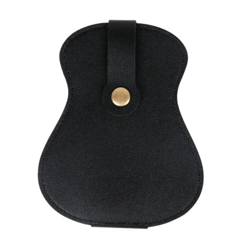 Noir étui rangement pour médiators en forme de Guitare - capacité de 19 médi