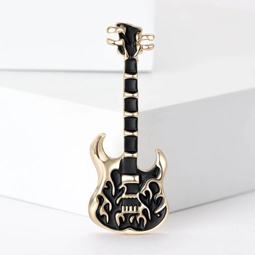 Pins Guitare Heavy metal couleur Or