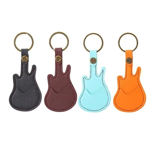 Porte-clés Guitare étui médiators