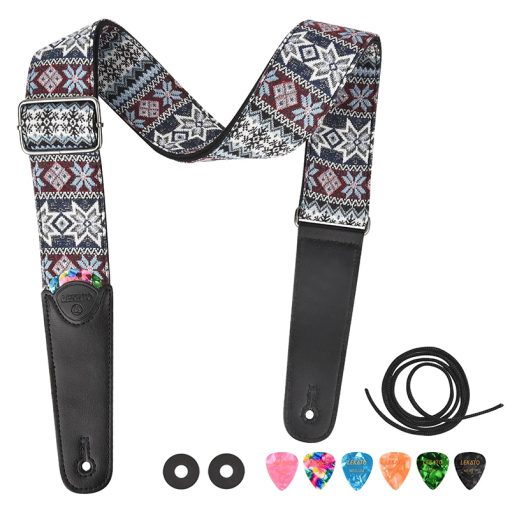 Sangle de Guitare 'Nordic Echoes' – Set Complet avec Accessoires