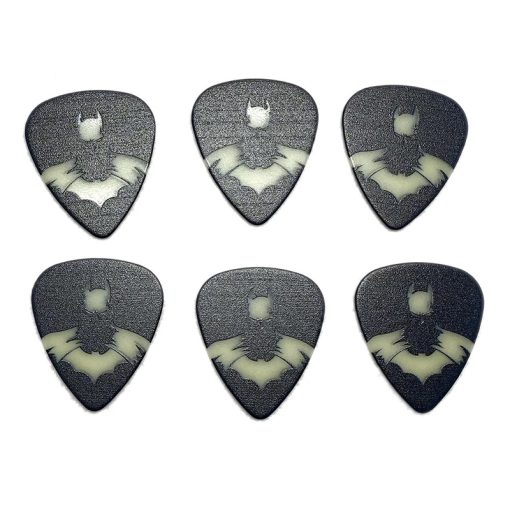 détails des Médiators de guitare à motif Chauve-Souris - Lot de 5 ou 50 pièces