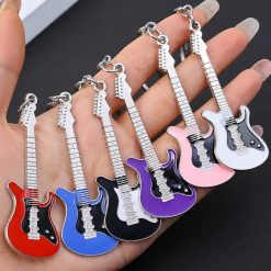 Porte-clés Guitare électrique 6 couleurs au choix