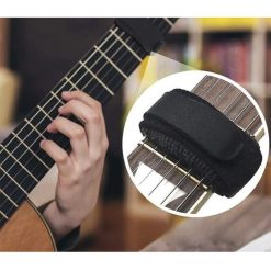 Vue détaillée Utilisation Amortisseur muet de cordes de guitare