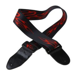 Sangle Guitare Heavy Metal Flammes de l'Enfer