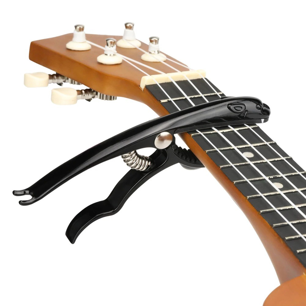 Capodastre en métal en alliage de zinc en forme de Léopard