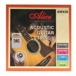 Avant Cordes pour Guitare Acoustique - Bronze Phosphore, Chaud, Son Clair, Aigus Clairs et Mélodieux et Basse Profonde et Stable