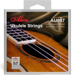 Avant Cordes pour Ukulélé (SOCO) - Cordes de Concert, Carbone, Extra Brillant, Son Net