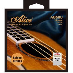 Avant Cordes pour Ukulélé (Ténor) - Cordes de Concert, Carbone (Doré)