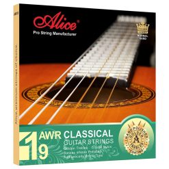 Cordes Guitare Classique Nylon Cristal Couleur Ti-Or a l'Apparence Brillante et aux Aigus Définis