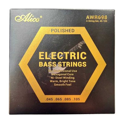 Cordes de Basse Électrique - Pour usage professionnel, acier au nickel