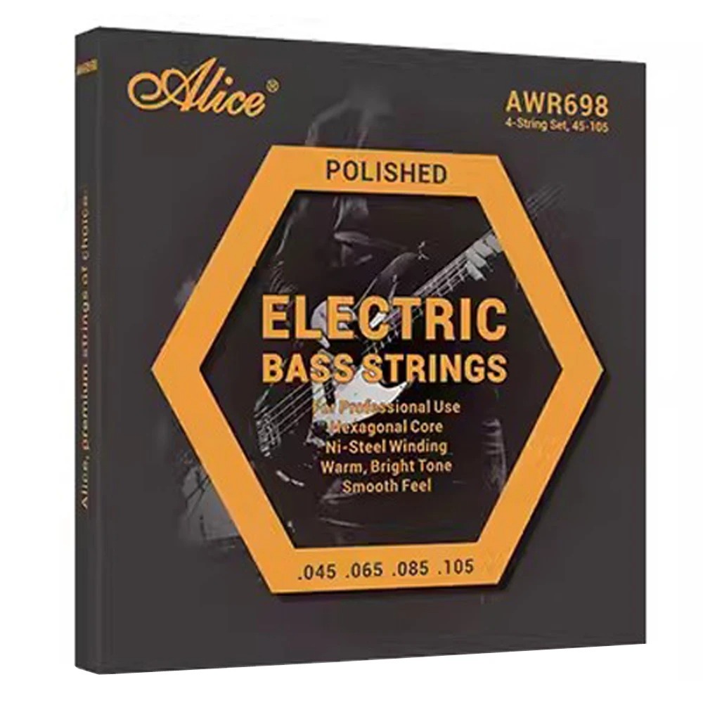 Cordes de Basse Électrique parfaite pour usage professionnel, acier au nickel
