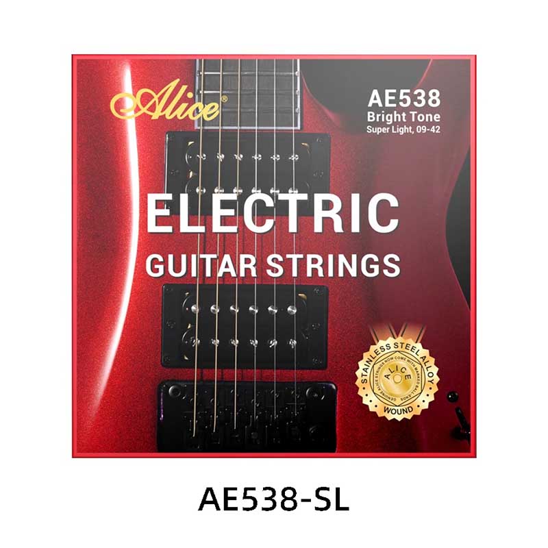Cordes de Guitare Électrique - Haute Perméabilité Magnétique, Pour Utilisation Professionnelle, Alliage d'Acier Inoxydable Super leger