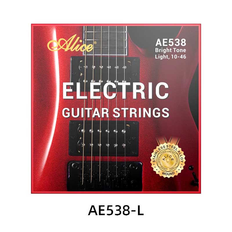 Cordes de Guitare Électrique - Haute Perméabilité Magnétique, Pour Utilisation Professionnelle, Alliage d'Acier Inoxydable leger
