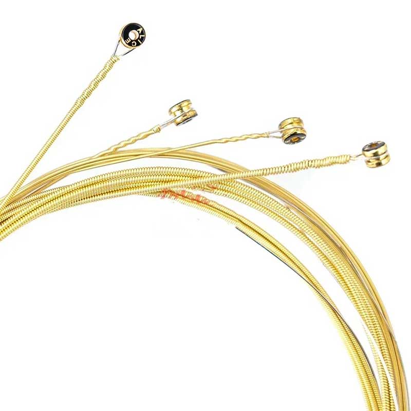 Cordes pour Guitare Acoustique - Bronze 8020, Profond, Son Clair, Revêtement Poli Nano