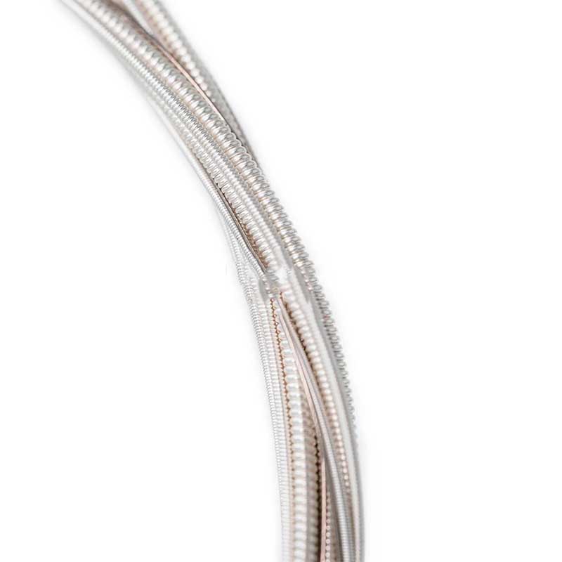 Cordes pour Guitare Acoustique - Cuivre Plaqué Argent, Basse Profonde et Durable et Harmoniques Riches