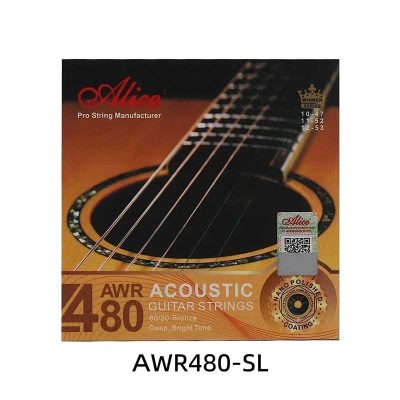 Extra Légères Cordes pour Guitare Acoustique - Bronze 8020, Profond, Son Clair, Revêtement Poli Nano