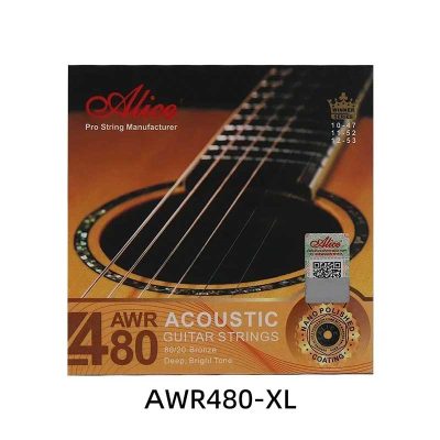 Super Léger Cordes pour Guitare Acoustique - Bronze 8020, Profond, Son Clair, Revêtement Poli Nano