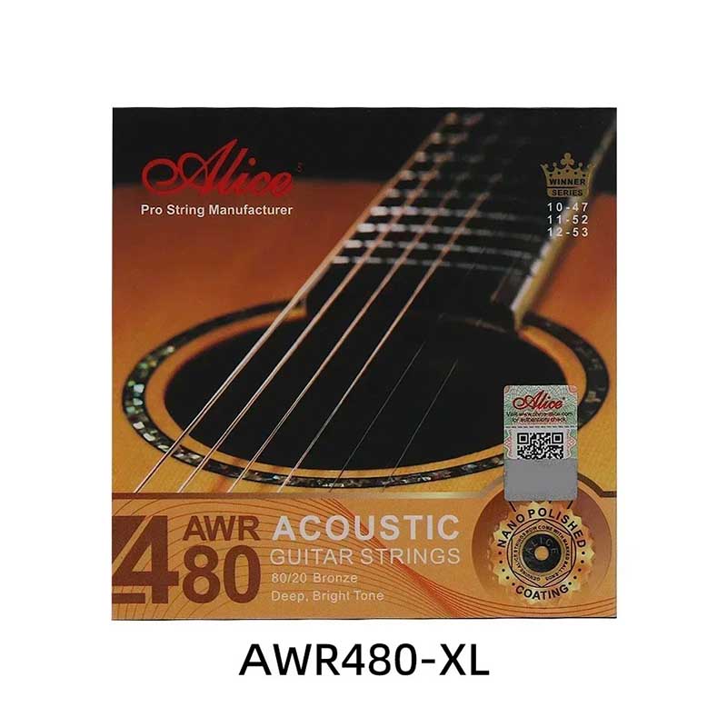 Super Léger Cordes pour Guitare Acoustique - Bronze 8020, Profond, Son Clair, Revêtement Poli Nano