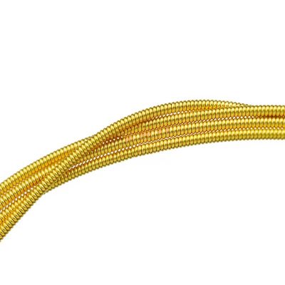 Vue détaillée Cordes Guitare Classique Cordes de Concert - Nylon Cristal Doré & Aigus en Carbone au Son Plein, Riche et Puissant