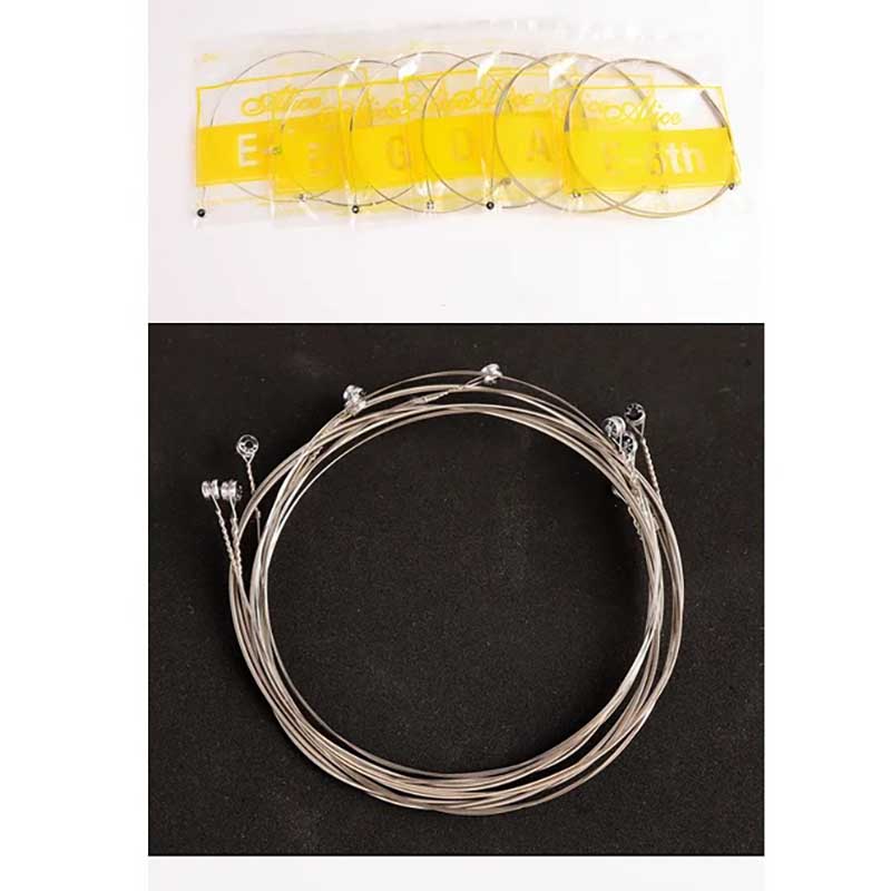 Vue détaillée Cordes de Guitare Électrique - Spécialement pour la Guitare Électrique Steinberger à Double Extrémité de Boule