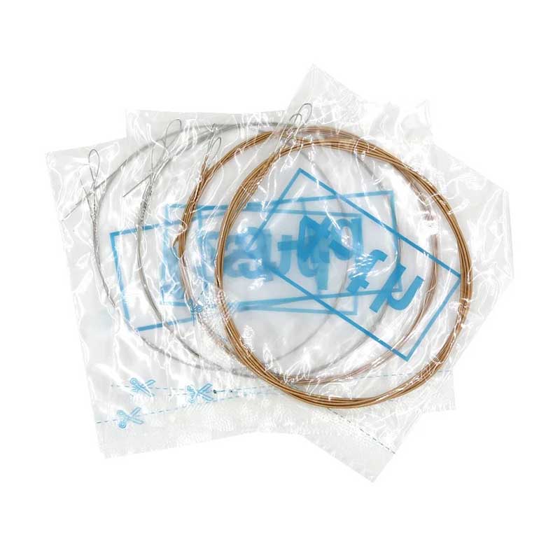 Vue détaillée Cordes de Mandoline - Noyau Hexagonal, Pour la Pratique ou la Performance
