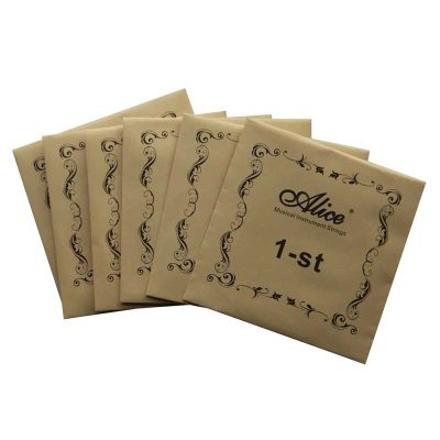 Vue générale Cordes Guitare Classique Cordes de Concert - Jeu Complet Doré pour un Style Unique