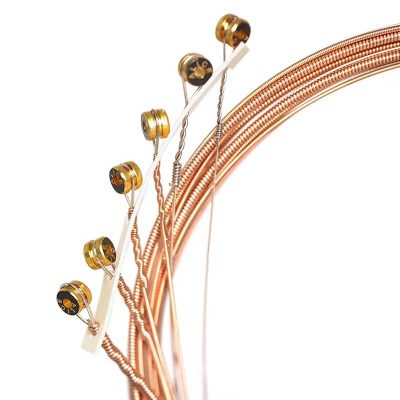 Vue générale Cordes pour Guitare Acoustique - Bronze Phosphore, Chaud, Son Clair, Aigus Clairs et Mélodieux et Basse Profonde et Stable