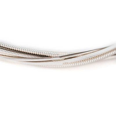 Vue générale Cordes pour Guitare Acoustique - Cuivre Plaqué Argent, Basse Profonde et Durable et Harmoniques Riches