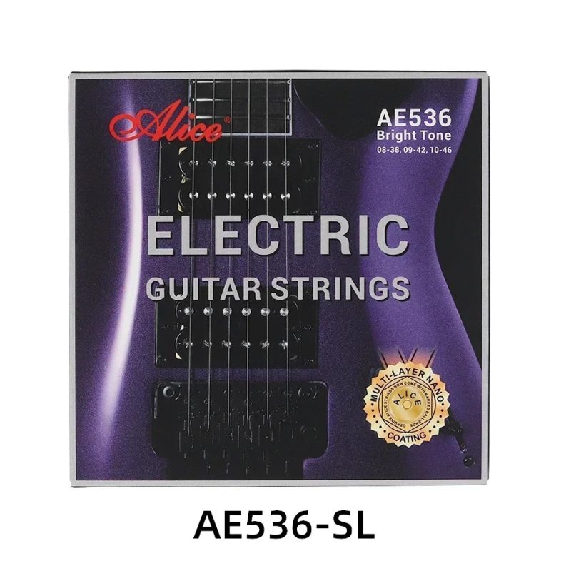 Cordes de Guitare Électrique - Cordes de Concert, Revêtement Nano Multi-Couches - Tension Super Léger