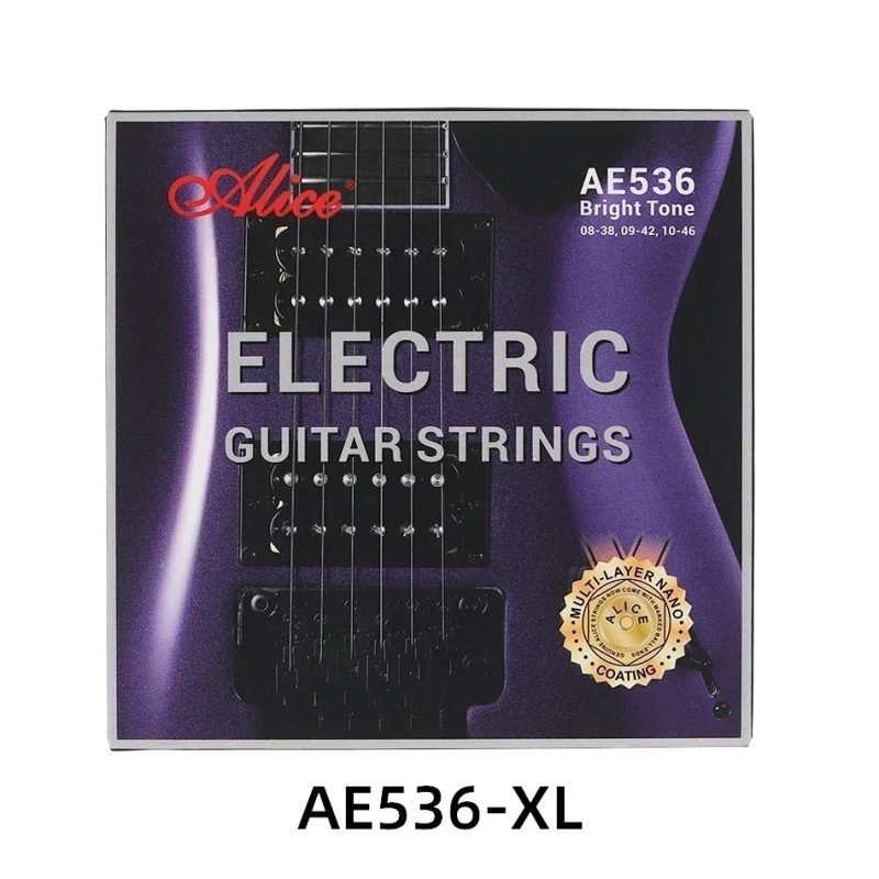 Cordes de Guitare Électrique - Cordes de Concert, Revêtement Nano Multi-Couches - Tension Tension Extra Légère