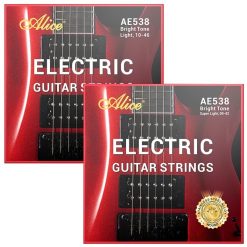 Cordes de Guitare Électrique à Haute Perméabilité Magnétique, Pour Utilisation Professionnelle, Alliage d'Acier Inoxydable