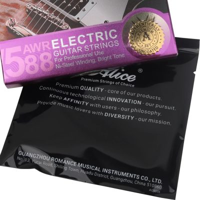 Détails des Cordes de Guitare Électrique - Pour Utilisation Professionnelle, Alliage de Nickel