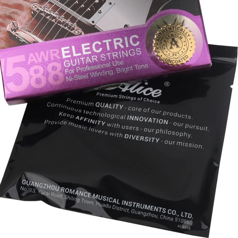 Détails des Cordes de Guitare Électrique - Pour Utilisation Professionnelle, Alliage de Nickel