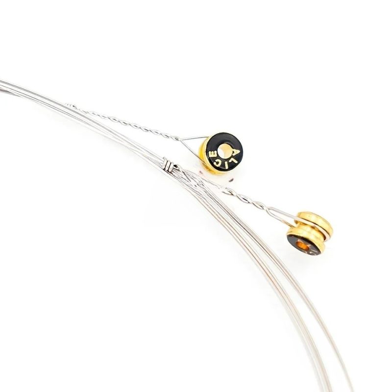 Détails des Cordes pour Guitare Acoustique - Bronze Phosphore, Chaud, Son Clair, Revêtement Poli Nano