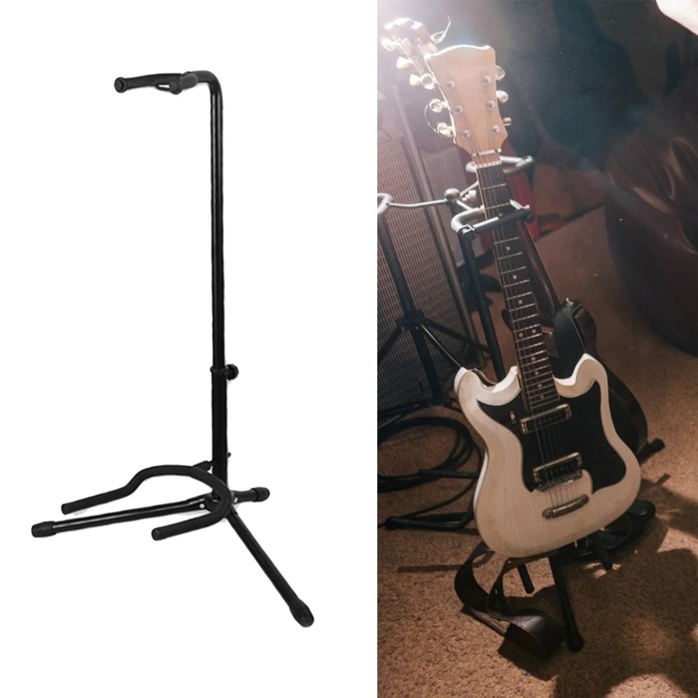 Détails du Support Guitare Pliable en Métal - Sécurisé et Ajustable