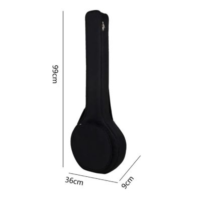 Dimensions de la Housse Banjo 5 Cordes - Protection Rembourrée avec Sangles Ajustables