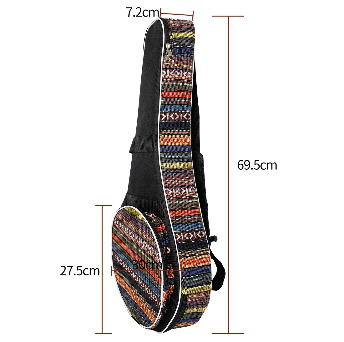 Dimensions de la Housse Mandoline Voyage Bohème