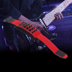 FretWrap Punk Rock avec Clous – String Dampener pour Guitare et Basse