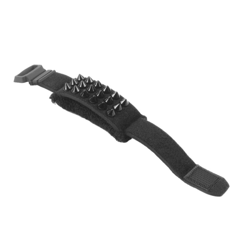 FretWrap Punk Rock avec Clous – String Dampener pour Guitare et Basse - couleur noir