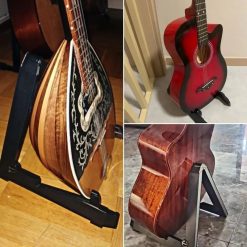 Support Pliant pour Guitare 2 modèles au choix en alliage ou ABS