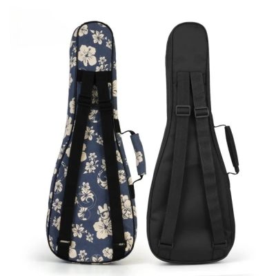Vue complète de la Housse Ukulélé Aloha Floral