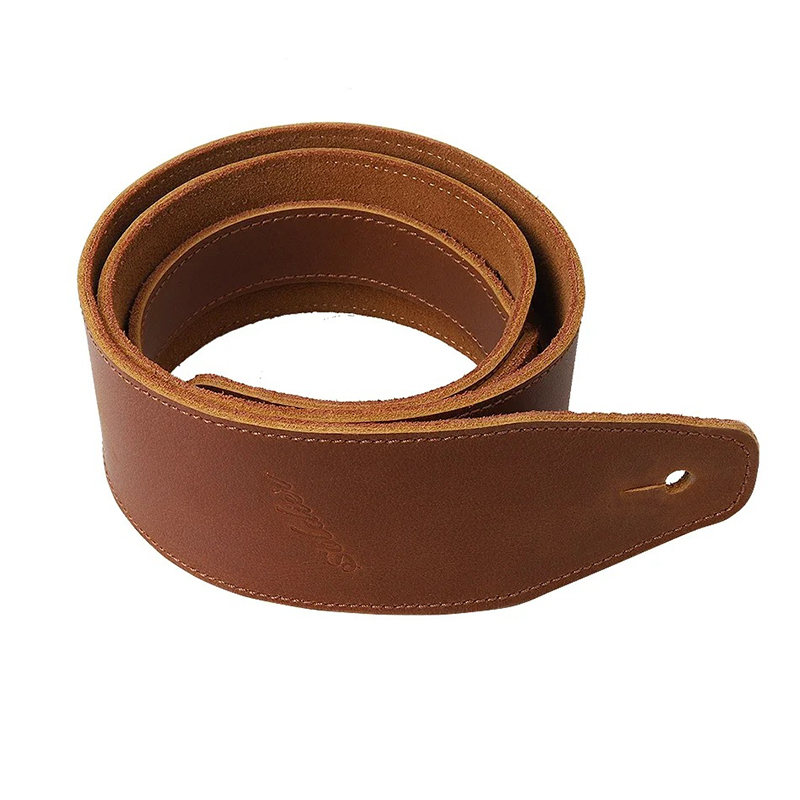 Avant Sangle de Guitare en Cuir pleine Fleur Élégance Classique