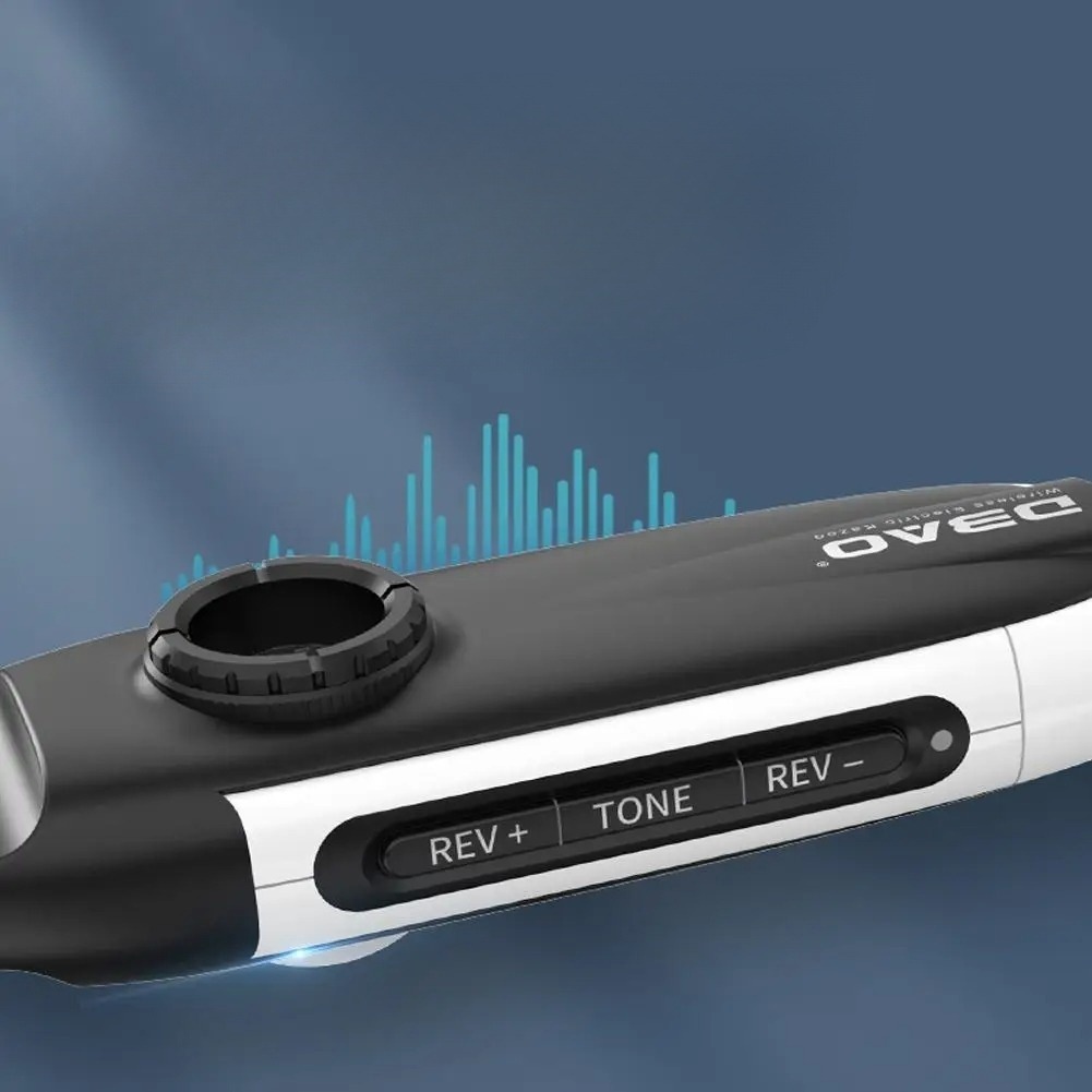 Détails du Kazoo Électrique Sans Fil - Chargement USB - Effets Sonores et Réglages Multiples