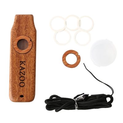Kazoo en Bois Mélodie Rustique - style carré
