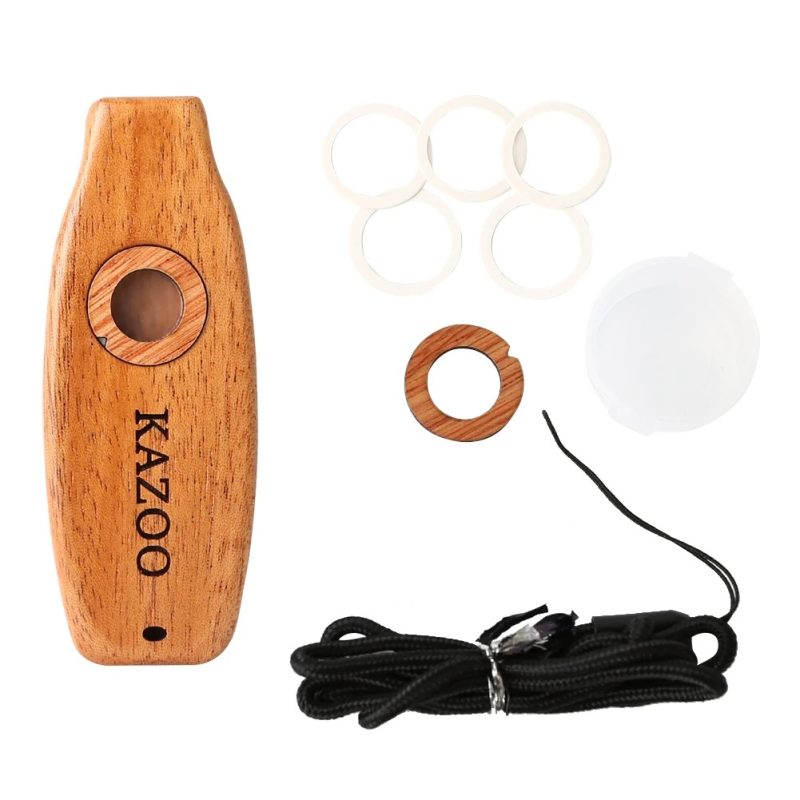 Kazoo en Bois Mélodie Rustique - style oval