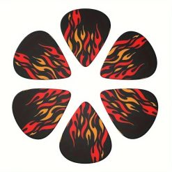 Lot de 6 Médiators Flamme Éclat Ardente avec étui offert