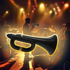 Magnifique Kazoo Métal Professionnel Black Brass